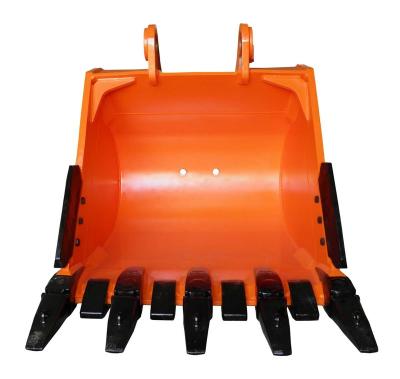 China Heavy Duty Building Material Stores Backhoe Rock Bucket For Excavator Attachment Replacement for sale