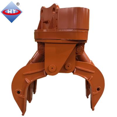 China Building Material Stores Rock Grapple Log Grapple Iron Grapple For Excavator For 47 Ton Excavator for sale