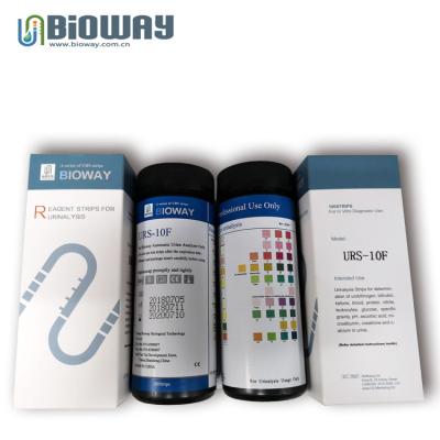 China Urinalysis Test Strips, 10,11,12,14 Parameters Ultra Urinaslysis Reagent Test Strip, Dipsticks, BW-10 Urine Strips for sale