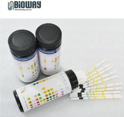 China Urinalysis Test Strips, 10,11,12,14 Parameters Ultra Urinaslysis Reagent Test Strip, Dipsticks, BW-10 Urine Strips for sale