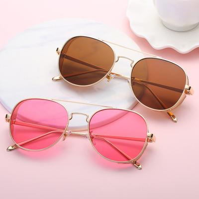 China Fashion Sunglasses 2021 Fashion Sunglasses Chain Classic Hexagon Metal Trendy Luxury Sunglasses For Unisex for sale