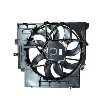 China 17427593850 High Quality Car High Speed ​​Performance Black 400W Radiator Cooling Fan Assembly For BMW X3 X4 F25 F26 2009-2017 80*73*18 for sale