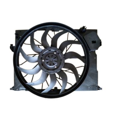 China High Quality 800W 2115002293 Speed Performance Cooling Car Radiator Fan Assembly For Mercedes Benz E-class S-class W211 W221 80*73*18 for sale