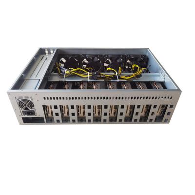 China Manufacturer B75 desktop rig set 8 GPUs up to 128G 1800w space 65mm 70mm cpu onboard B75 rig ET array for sale