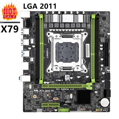 China LGA 2011 X79 Mainboard Socket PC Desktop Sever Desktop CPU 4* DDR3 64GB RAM Intel Xeon E5 Motherboard for sale