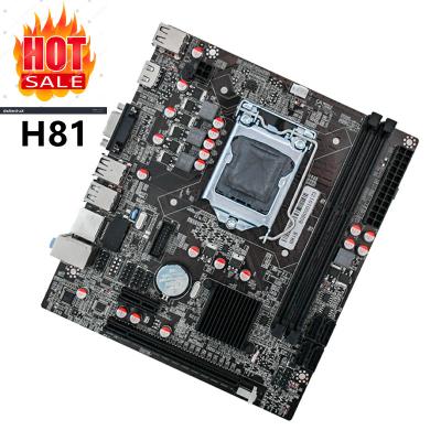 China Factory OEM H81 Lga1150 Motherboard ATX Core i3 i5 i7 Memoria Processor i3 i5 i7 Memoria Ram DDR3 1150 Desktop Main Board LGA 1150 for sale