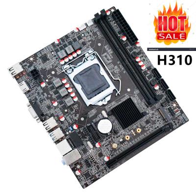 China OEM LGA 1151 Gaming H310 Motherboard DDR4 32GB RAM Intel i3 i5 i7 CPU Desktop Mainboard H310 Lga 1151 for sale