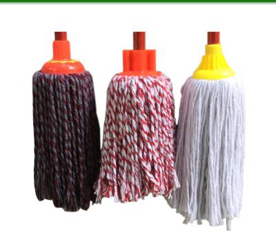 China Ne0.5/4 Cotton Polyester Blend Yarn Recycled Mop Yarn Recycled Regereration Yarn With Factory Price for sale