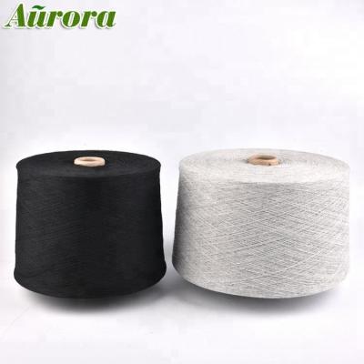 China Recycled Custom Black Knitting Yarn Cotton NE16/1 Cotton Yarn For Knitting Machine for sale