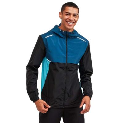 China Factory Supply Waterproof Polyester Nylon Raincoat Custom Men's Jacket Anorak for sale