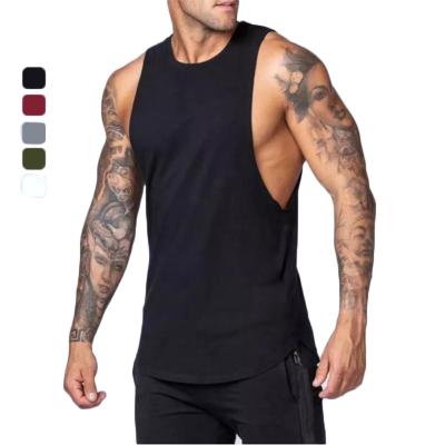 China Wholesale QUICK DRY Mens Sportswear 95% Bamboo Fitness Sleeveless Tank Top Gym Vest for sale