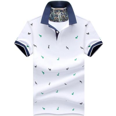 China Full Printing Custom Polo QUICK DRY, OEM Branded Mens Polo Shirt Classic Collar Men's Polo T-Shirt for sale