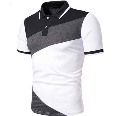 China QUICK DRY Custom Logo 100% Polyester Polo Shirts Summer Slim Fit Uniform Work Wear Men's Polo Shirt for sale