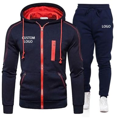 China Breathable Tracksuits Mens Training Fitness Gym Sportswear Two Piece Set Tracksuit For Men for sale