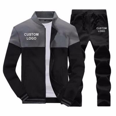 China Breathable OEM Sports Cotton Fleece Hot Sale Mens Casual Single Custom Printing Tracksuit for sale