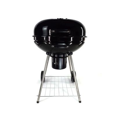 China Easily Assembled Garden 22 Inch Kettle Charcoal BBQ Grill With Heater Rack for sale