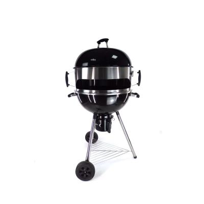 China Easily Assembled 22.5 Inch Backyard Kettle Grill For Outdoor BBQ Machine for sale