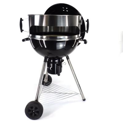 China Easily Assembled BBQ Grill Machine 22.5 Inch For Garden BBQ Kettle Grill for sale