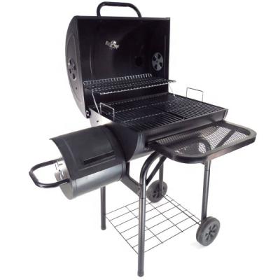 China Easily Assembled Factory-Direct Outdoor Charcoal BBQ Grill And Smoker Vending Cart for sale