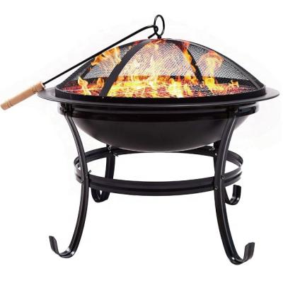 China Custom Wood Burning Steel Fire Stocked Pit Manufacturer 21.5 Inches for sale