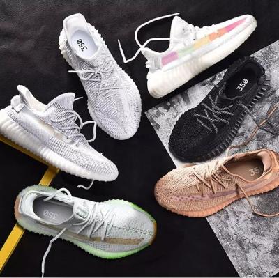 China Fashion trend 1:1 spot custom running shoes with logo women's sneakers men's preto 350 yeezy yezzy for sale