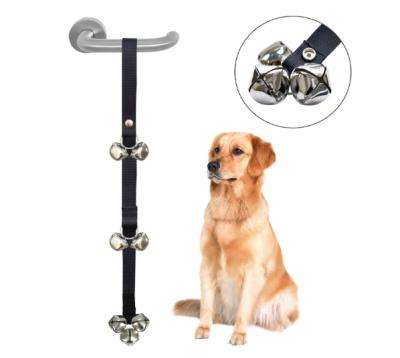 China 2021 Custom Wholesale Nylon Pet Supplies Pet Doorbell Training Outdoor Dog Leash for sale