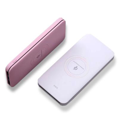 China 5W QI Radio Charging Multicolor Wholesale Qi Radio Fast Charger Power Bank 8000mAh Customized Logo And Packing for sale