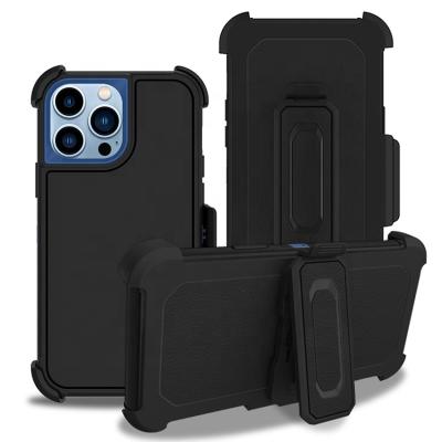 China 2021 Shock Absorption Design Triple Shockproof Bumper Anti-Shock Defense Phone Handset Case For iPhone Series for sale