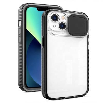 China 3rd Generation PC Tpu Camera Cover Shockproof Transparent Lens Protective Phone Case For Iphone 13 Series for sale