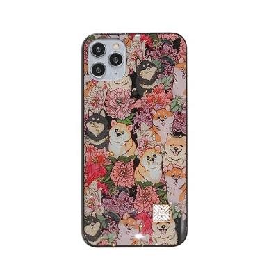 China 2022 Newest Crystal Epoxy Phone Case Full Shockproof Protection Unbreakable Mobile Phone Case For iPhone 13 for sale