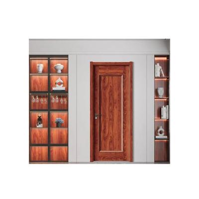 China Modern Design Weatherproof New Product Casting Natural Melamine WPC Door for sale