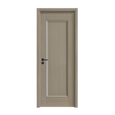 China Manjun Waterproof Melamine Interior Wooden Door for sale