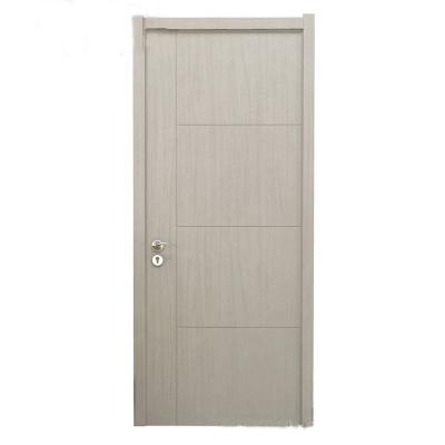 China Waterproof Apartment PVC Interior Door Design Picture Frames Wpc Soundproof Door for sale