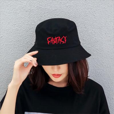 China Picture Increasing New Hat OEM Logo Embroidery Washed Cotton Wide Brim Logo Bucket Hat for sale