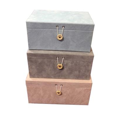 China Simple Style Storage Box Square Environmental Protection Storage Box Different Colors Recyclable for sale