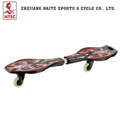 China Professional 2 Wheel PP/Aluminum/PU Snake Skateboard Twist Custom Bearings Skateboard for sale