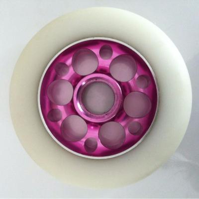 China New style PU Chinese big wheel stunt scooter wheel scooter parts and accessories for sale