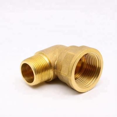 China China factory automotive compression brass fitting elbow for pex pipe tubing for sale