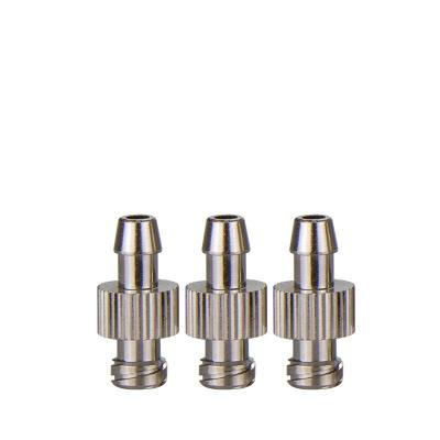 China Syringe Luer Lock Head Stainless Steel Luer Lock / Automotive Aluminum Threaded Luer Head Customized for sale