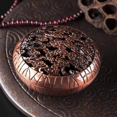 China Yellow bronze censer 9cm*7cm9cm*7cm chinese wholesale backflow incense for sale