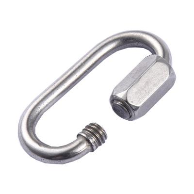 China Outdoor Sport Parts Cheap 316 Stainless Steel Quick Link Rail For Fastening On Scuba Diving Water Sports Climbing for sale