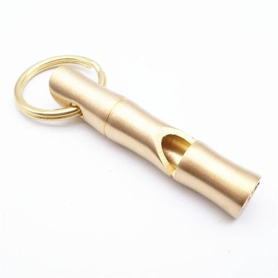 China 2021 New Design Customized Portable Survival Metal AL005 High Frequency Whistle for sale