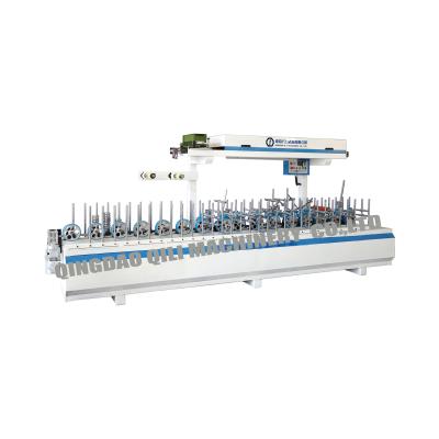 China Hotels PVAC Cold Glue Profile Wrapping Machine PVC And Paper for sale