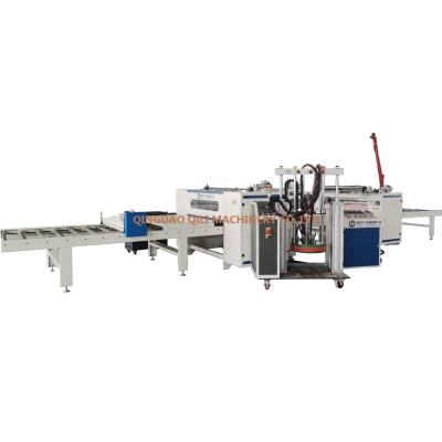 China Hot Glue Board Building Material Stores PUR PVC Melt Laminating Machine High Gloss Laminating Machine For High Glossy PVC/Acrylic/PETG for sale