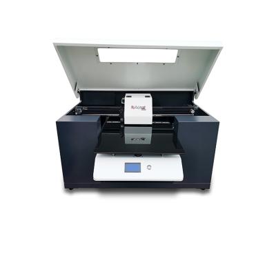 China Flatbed A3 a2+ Metal Printer Price Commercial UV Flatbed Printer Mobile UV Cover and ID Card Printing Machine for sale