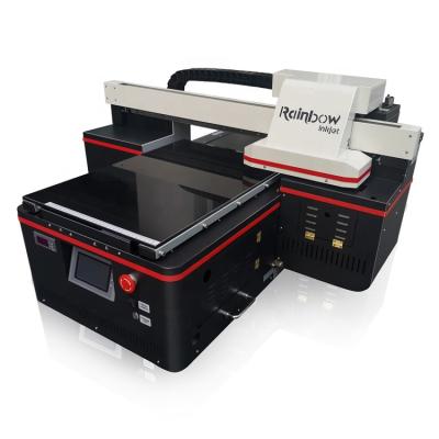 China Metal Rainbow Fast Speed ​​RB-4060 UV Flatbed Printer With DX8 Dual Heads Printing Machine for sale