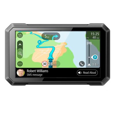 China 1000MAH AHD720P Motorcycle GPS Navigator 7'' Bluetooth 16GB ROM 1.5GHz for sale