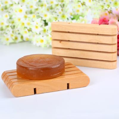 China Biodegradable Wooden Soap Storage Soap Dish Bamboo Logo for Bathroom Household Bamboo Soap Dish for sale