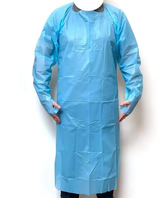 China Factory Price Eco - Friendly Disposable Isolation Gown With Knit for sale