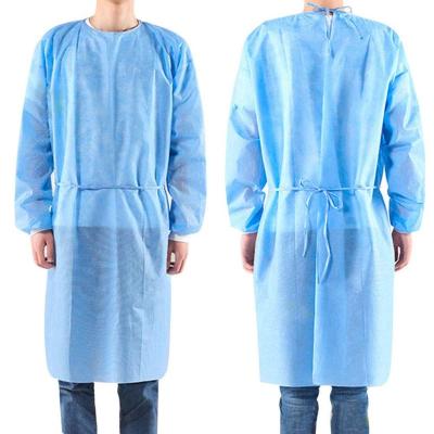 China Zeguard 80pcs Eco-friendly Disposable Plastic Gowns for sale